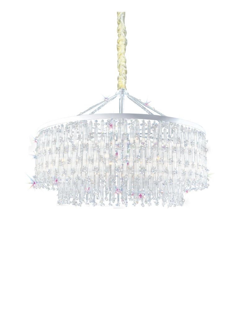 CG20H002 ANGELICO K9 Crystal Chandelier – 20-Light | Lights by Tisva